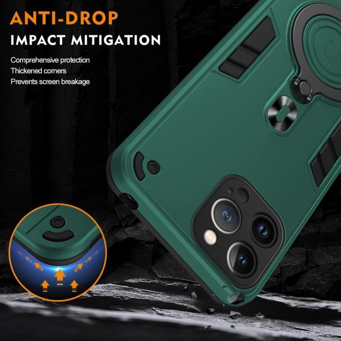 Aestora21 Casing Hp Untuk Oppo A31/A8 2020 Case Robot Ring Pro Camera