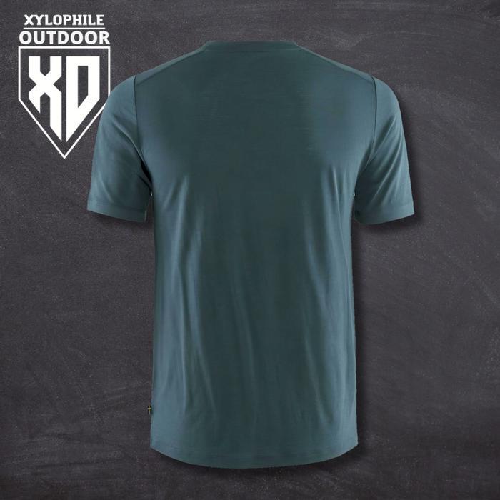 Fjallraven Logo Tshirt Kaos Outdoor Fjallraven Cool and Light Tshirt Mendaki Fjallraven Logo Fox