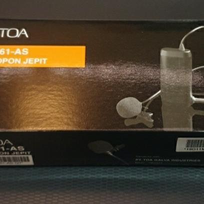 SALE Toa ZM-360 Condenser Clip On Microphone Mic Jepit Imam Audio Vokal TERMURAH