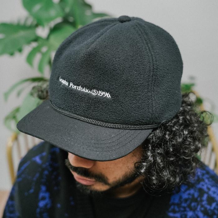 UNKL347 Topi Snap Back Warna Hitam Simpel Motif Sablon ROLP