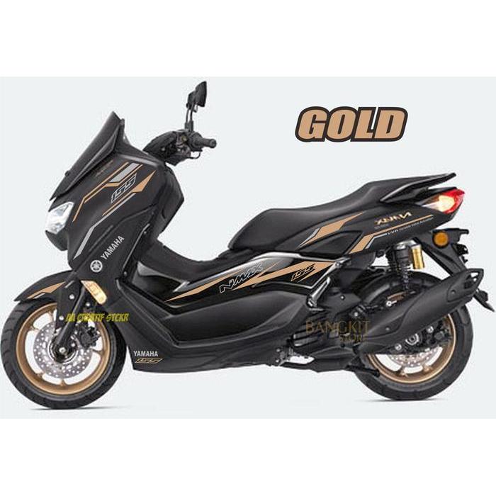 Cutting Sticker Striping Stiker Custom All New Nmax 2021 2022 Gold