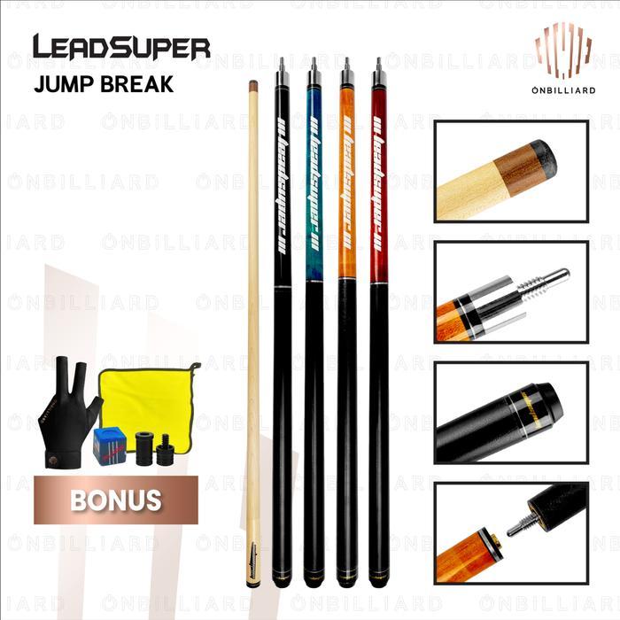 LEADSUPER Jump Break Cue Stick Billiard JumpBreak