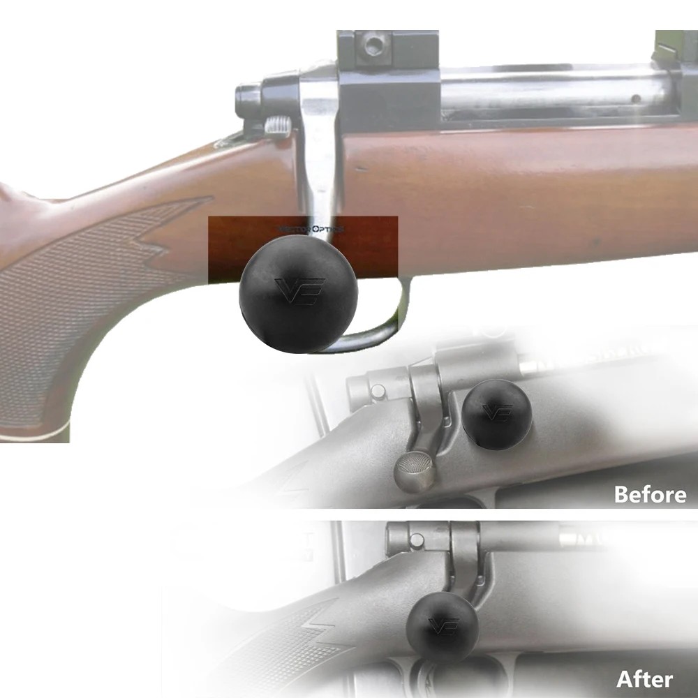 Vector Optics Gun Bolt Knob Rubber Ball Rifle Grip Handle Cover Bolt Action Soft Silicon Ball