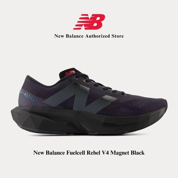Sepatu NB New Balance FuelCell Rebel V4 Magnet Black