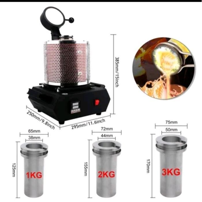 Melting Furnace Alat Pelebur Emas,Timah,Tembaga,Perak / Alat Lebur Logam Listrik Emas,tembaga,timah