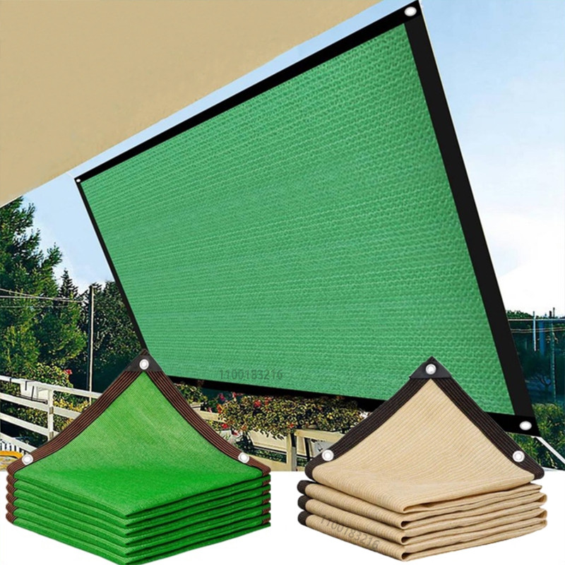 Outdoor garden sunshade net, terrace sunshade, camping sunshade net, UV protection, HDPE sunscreen