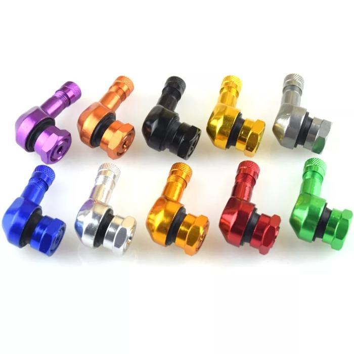 "New" Pentil M10 Ban Tubeless Miring Motor CNC Alloy Pentil Tubles Bengkok