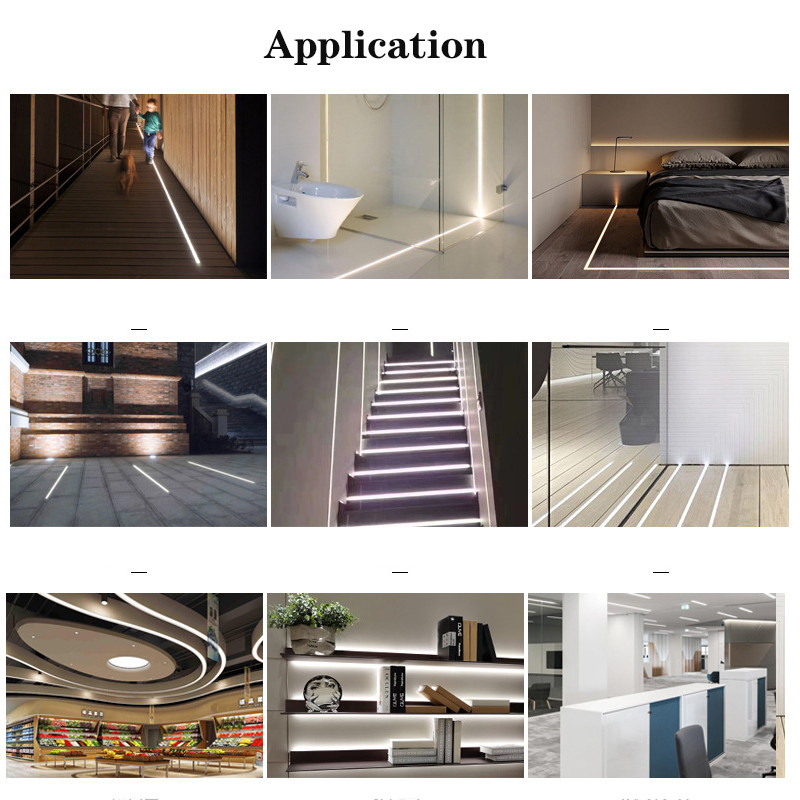 U/V/YW Style Perfil Aluminio Led Corner Aluminium Profile Channel Holder for LED Strip Light Bar