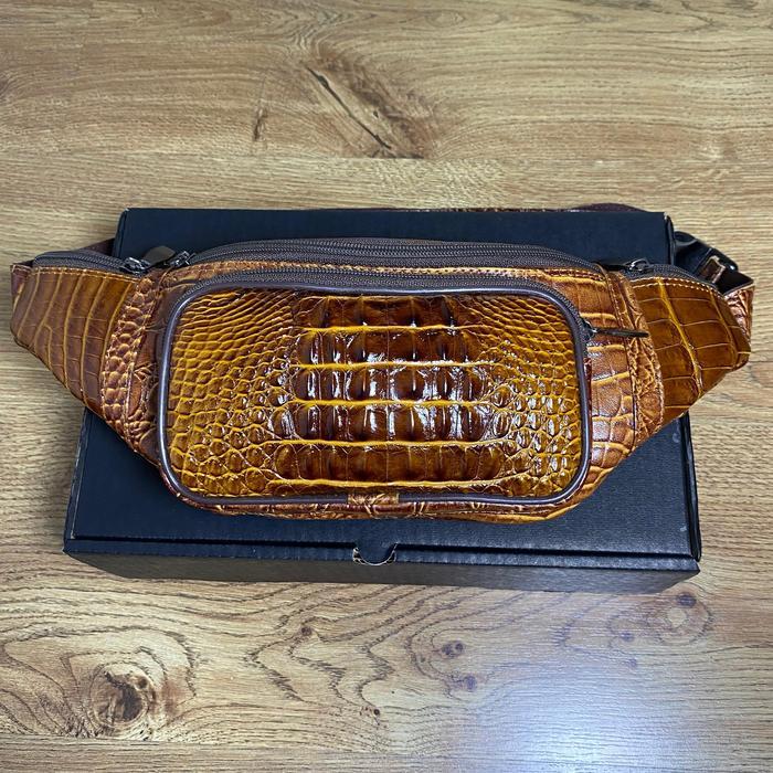 Tas Pinggang Pria Tas Wb Bahan Kulit Asli Atau Tas Selempang Bahan Pria