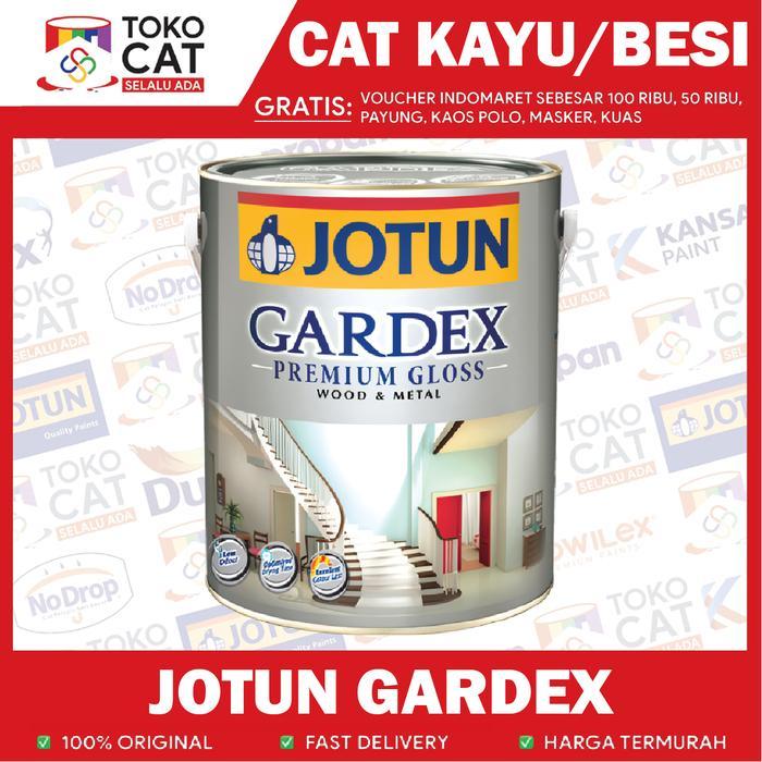 Cat Kayu & Besi JOTUN GARDEX Premium Gloss Putih / Tinting 5 LITER