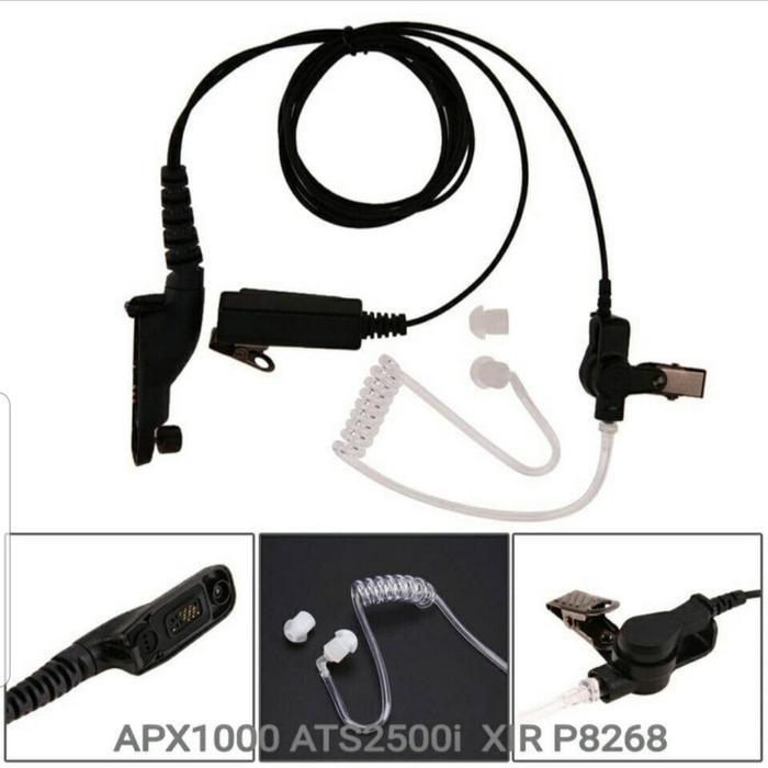 Headset Handsfree Earphone Earset Earphone Ht Motorola Apx1000-Ats2500