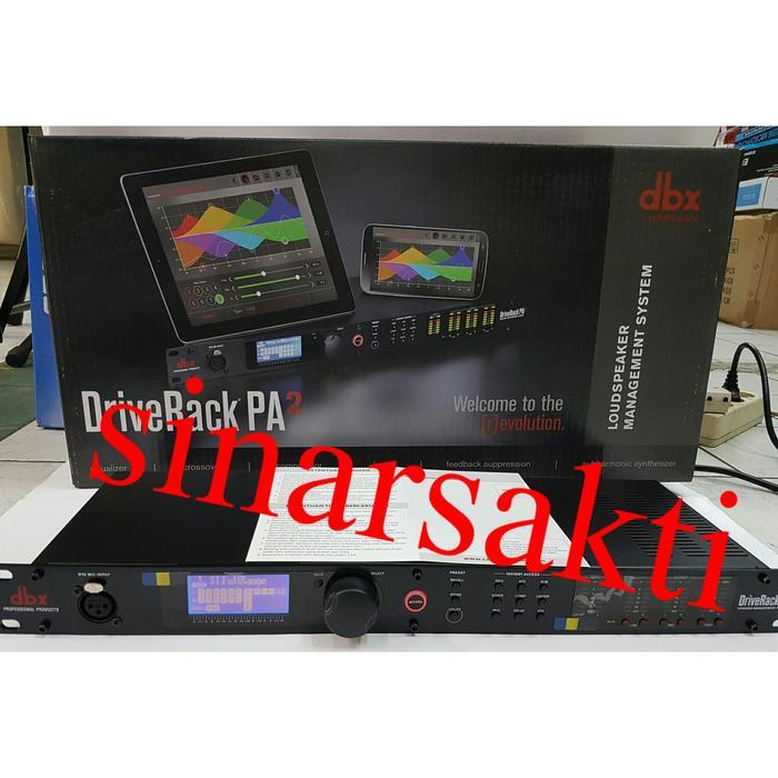 Speaker Management Dbx Pa2 ( Original ) Made In Usa Terpercaya