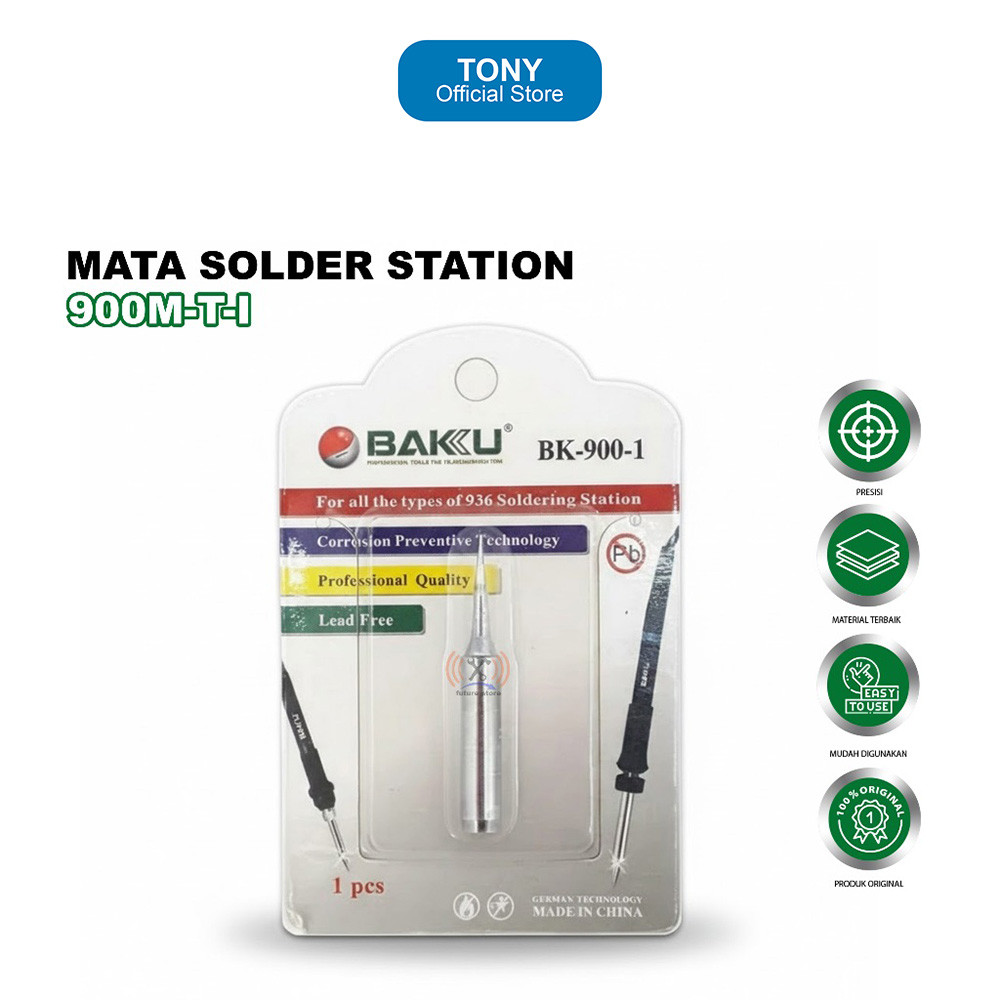 SOLDER TIP 900M-T-I SILVER ORIGINAL - UJUNG MATA SOLDER 900M T I SILVER ORIGINAL - MATA SOLDER STATI