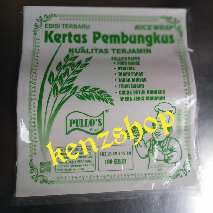 KERTAS NASI / KERTAS NASI KFC / KERTAS PUTIH / PEMBUNGKUS