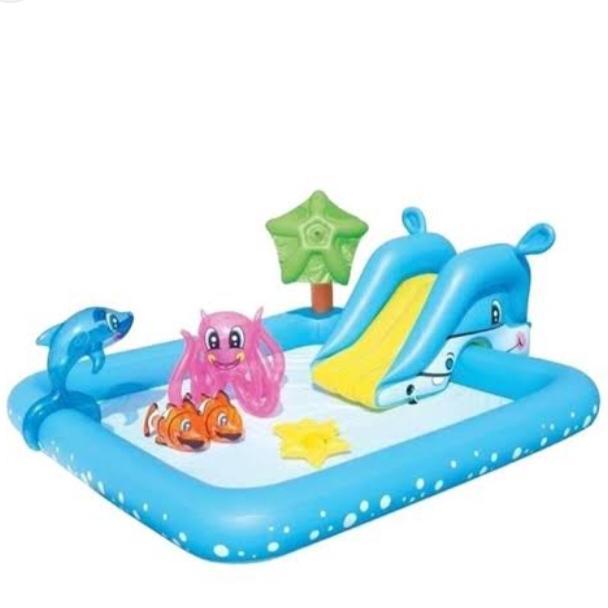 KOLAM RENANG ANAK PROSOTAN INTEX 57161 JUNGLE ADVENTURE PLAY CENTER