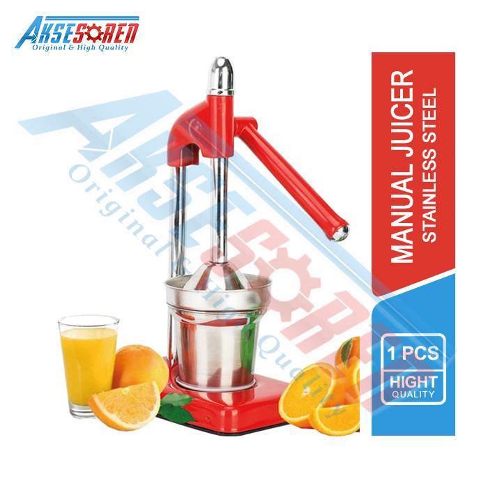 Aksesoren Juicer Manual / Alat Perasan Jeruk Stainless / Pemeras Buah Dan Sayur Tebal Steel