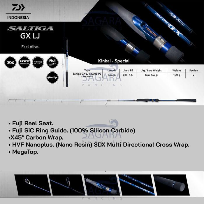JORAN DAIWA SALTIGA GX LJ JORAN LIGHT JIGGING ROD JIGGING JORAN SOLID CARBON