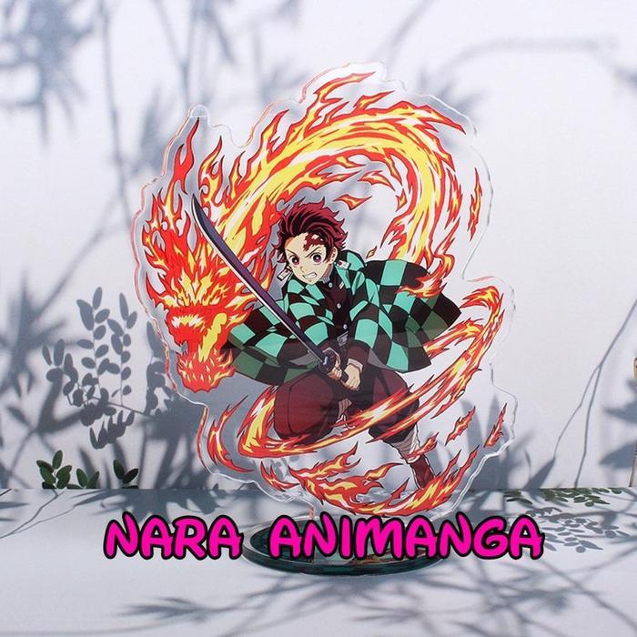 Nara Animanga Standee Akrilik Action Mini Figure Anime Kimetsu No Yaiba