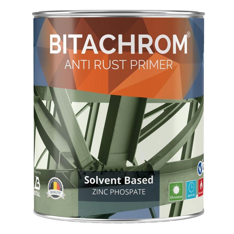 5Kg Cat Dasar Besi Anti Karat-Bitachrom Paint