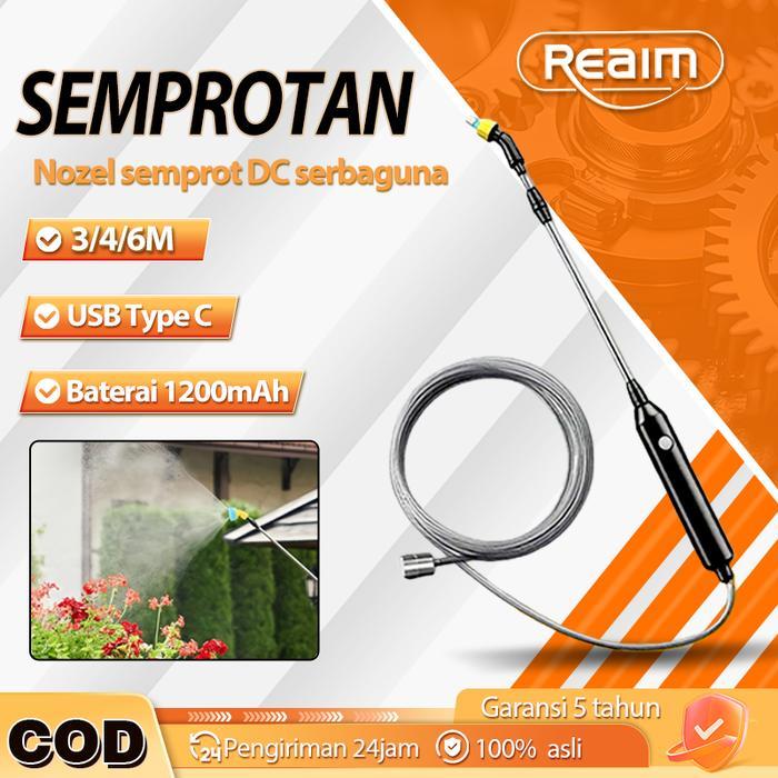 Reaim Semprotan Sprayer Tanaman Alat Semprot Tanaman Semprotan Kebun Sprayer Baterai Nozel Semprot