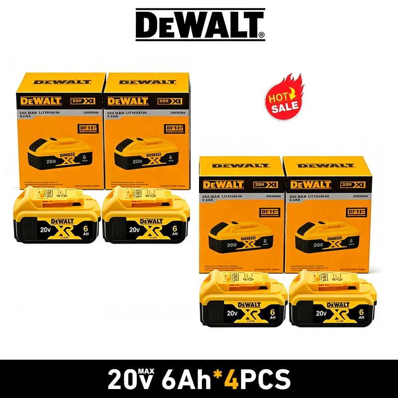 Original DEWALT battery, 20V,3 6AH, rechargeable lithium ion battery, DEWALT, DCB115, DCB118, fast