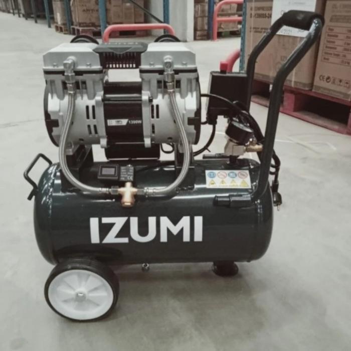 IZUMI MAX OM SS1390 24L Kompresor Silent Oilles 1.75Hp Super Speed