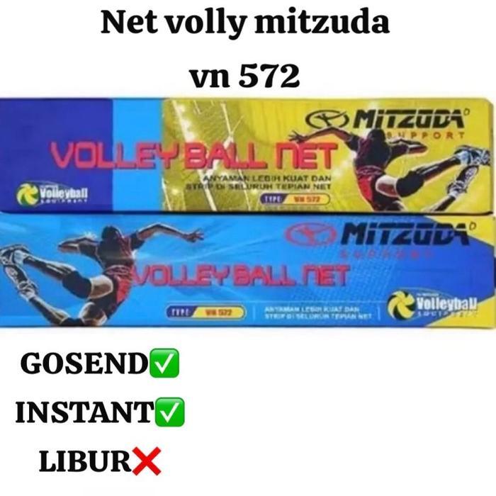 NET JARING VOLLEY MITZUDA VN 572 original net volly mitzuda vn 572 original net volley sling seling