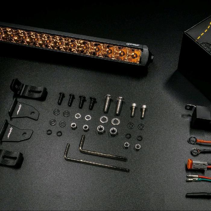 LIGHTFORCE VIPER LIGHT BAR Logo 40 INCH AMBER SINGLE ROW LED