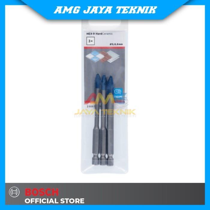 Bosch Hex-9 Mata Bor Keramik Keras Granit 5,6,8 mm 3 pcs Original