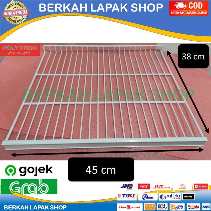 Rak showcase pendigin polytron asli original