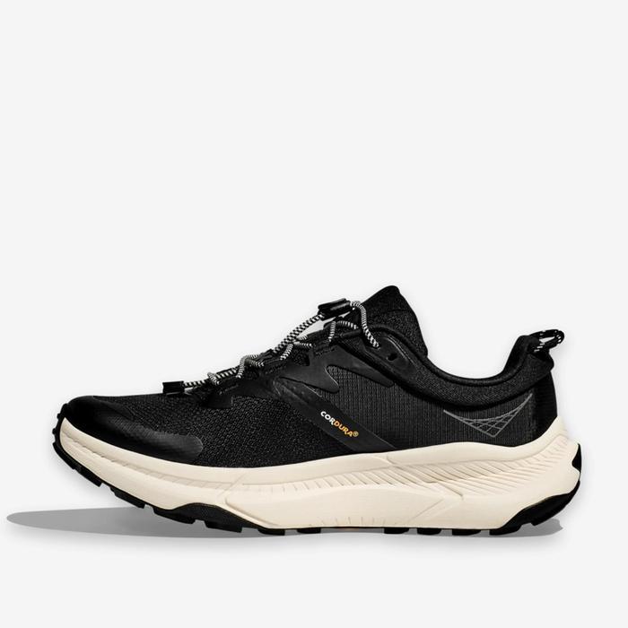Sepatu Gunung Hoka One One Transport Black / Alabaster Hiking Shoes