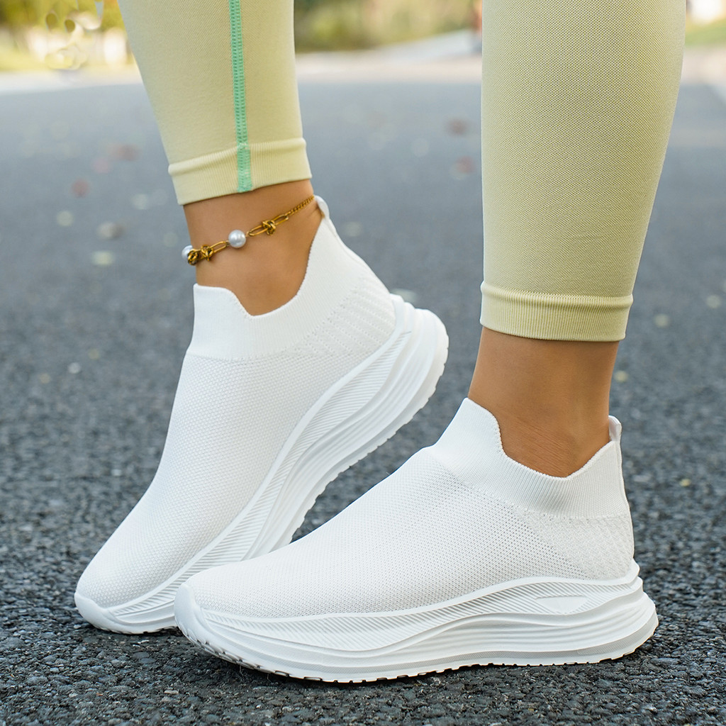 Women's Shoes Lightweight Breathable Mesh Slip-On Sneakers Women Sport Running for Casual Party
