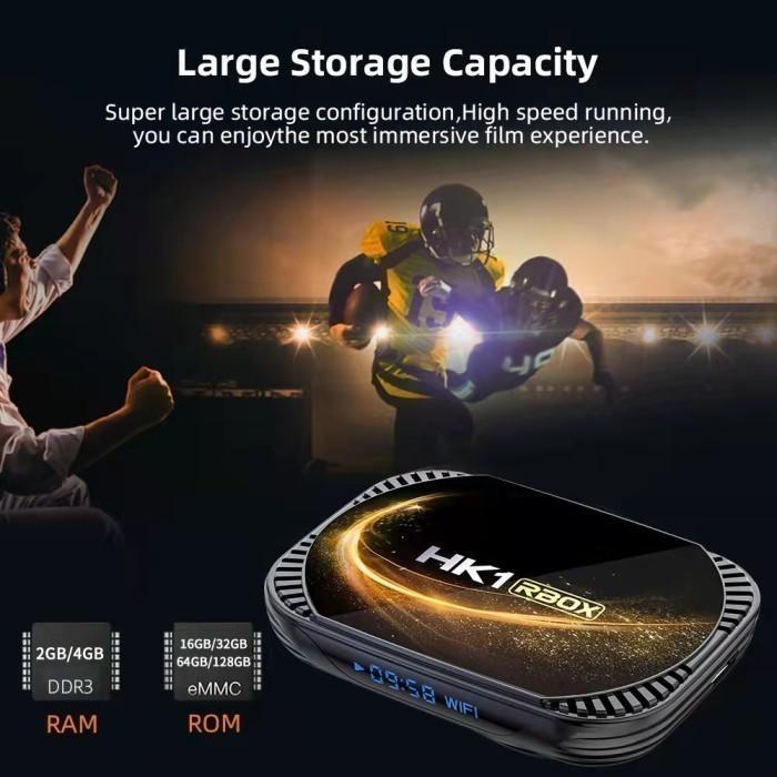 HK1 RBOX X4S - Android 11 Smart Android TV Box 8K - RAM 4GB ROM 32GB
