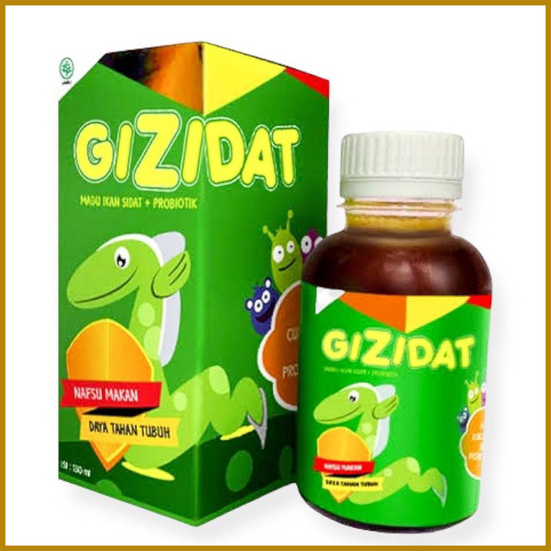 Gizidat madu anak penambah nafsu makan madu probiotik sedia vitabumin, syamil