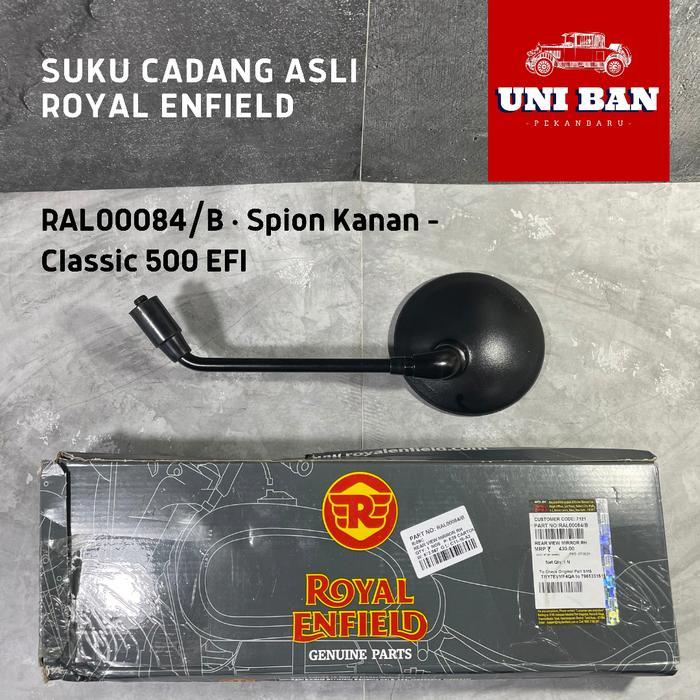 Kaca Spion Kanan Hitam Classic 500 RAL00084 - Royal Enfield ASLI