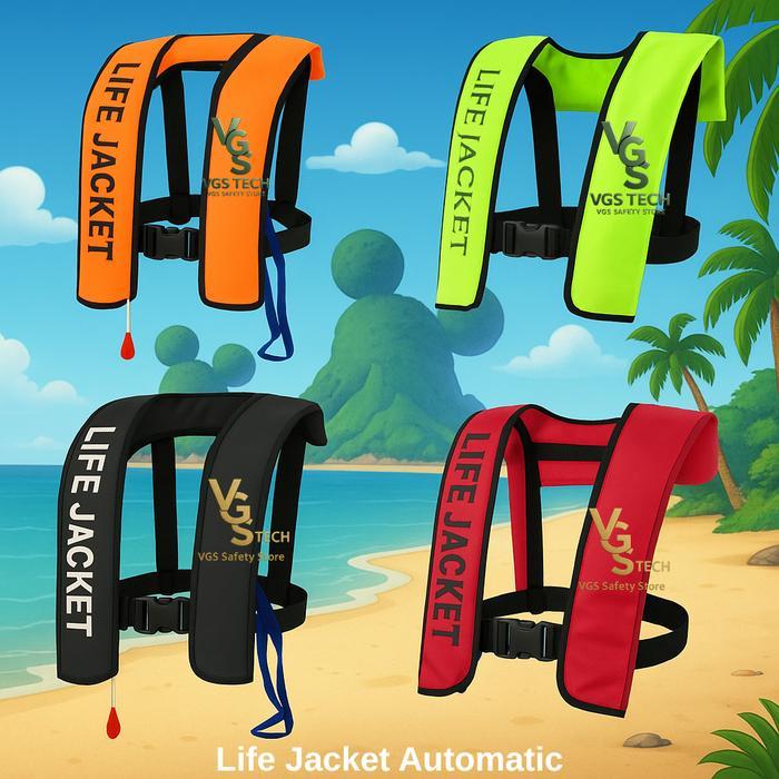 Decathlon Aquatic - Inflatable Jacket Pelampung Automatic Jacket Otomatis Co2