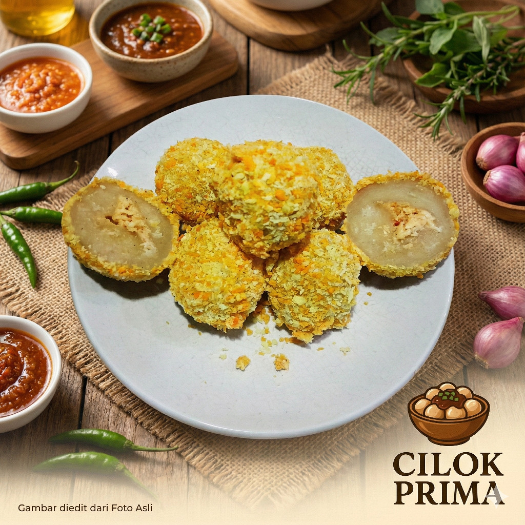 Cilok Krispy, isi : Suir Ayam Pedas Mercon