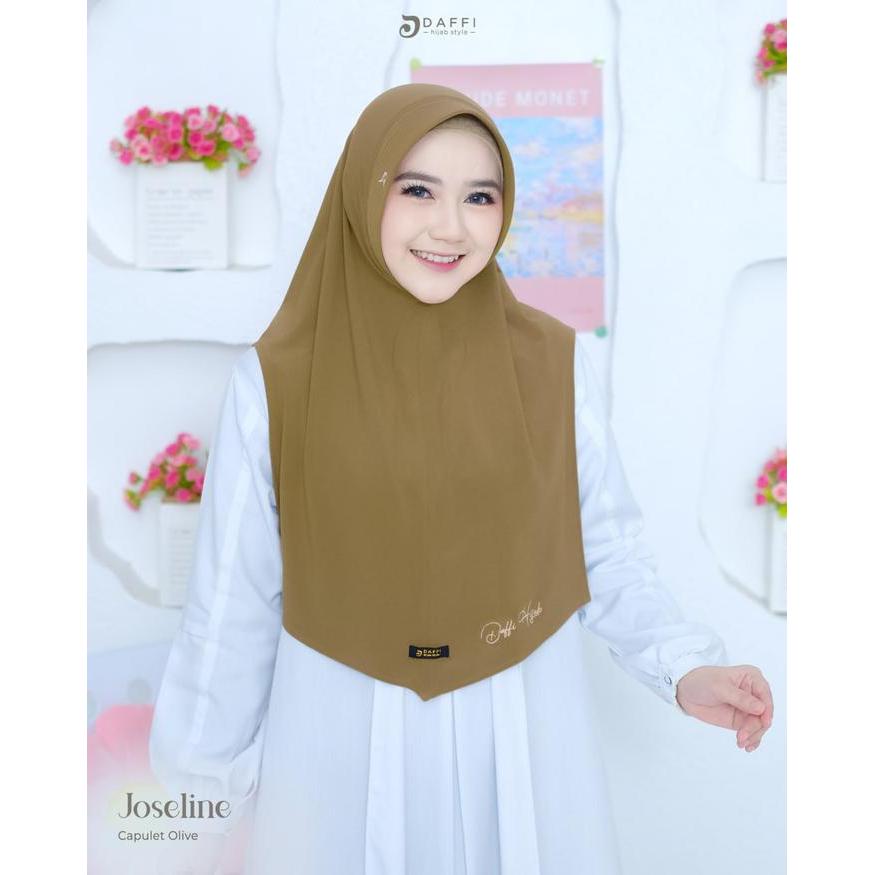 Sedia Daffi Hijab - Hijab Joseline Series - Hijab Instan Jersey Pet Antem - Bergo Sporty Jersey -