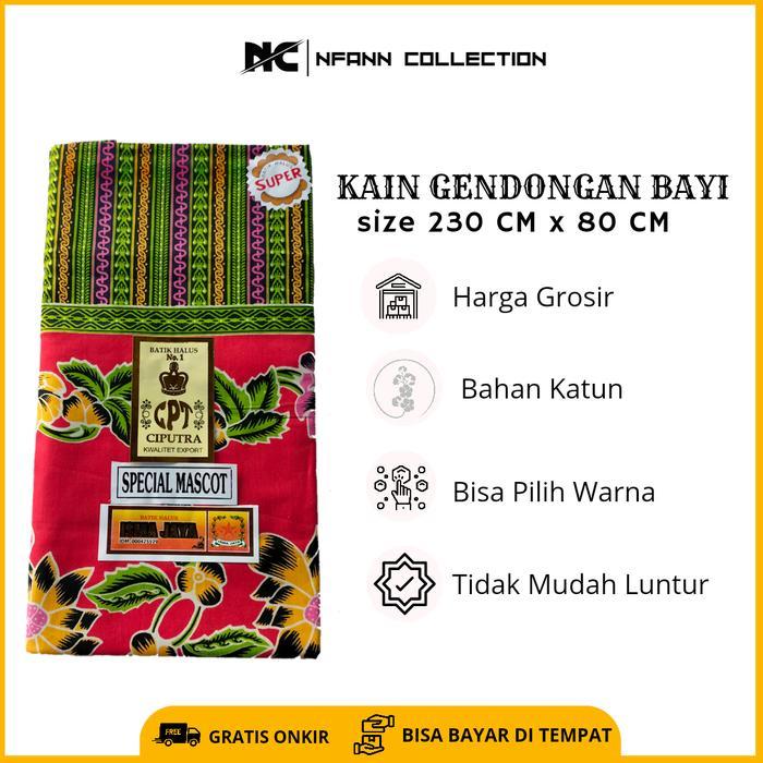 KAIN JARIT GENDONGAN BAYI JARIK MOTIF BUNGA MURAH PERLENGKAPAN BAYI Siap Kirim