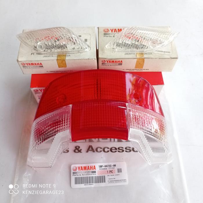 Mika Mica Lampu Sein Depan Belakang Stop Rem F1Zr Fizr Putih Original