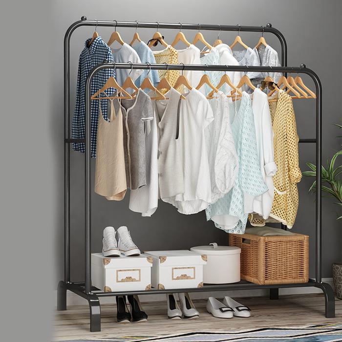 Stand Hanger Model Gawang Gantungan Besi Minimalis HSH131