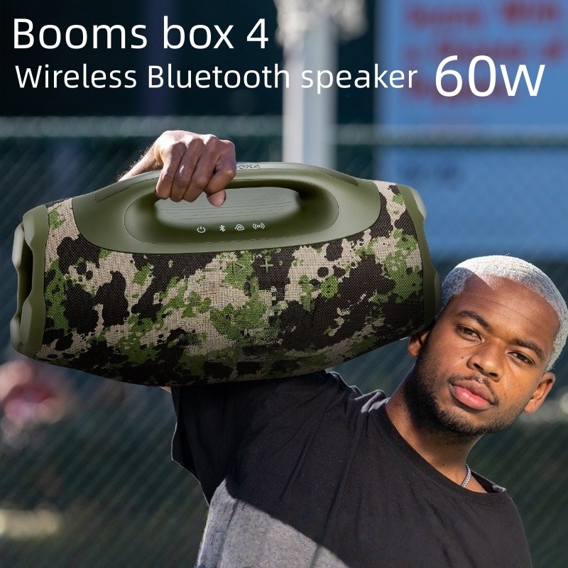 New Boombox 4 High Power High Volume Wireless Bluetooth Speaker Outdoor Camping Sports Bluetooth