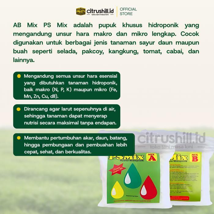 Swaylineshop Ab Mix Ps Mix 0.5 Liter - Ab Mix Hidroponik - Nutrisi Ab Mix