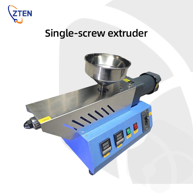 110V/220V Plastic Extruder Machine Polymer Injection Molding Machine Desktop Single Screw Extruder