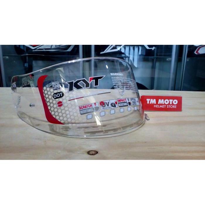 Visor Clear - Flat KYT K2rider / R10 / RC7 ( Ready Pinlock )