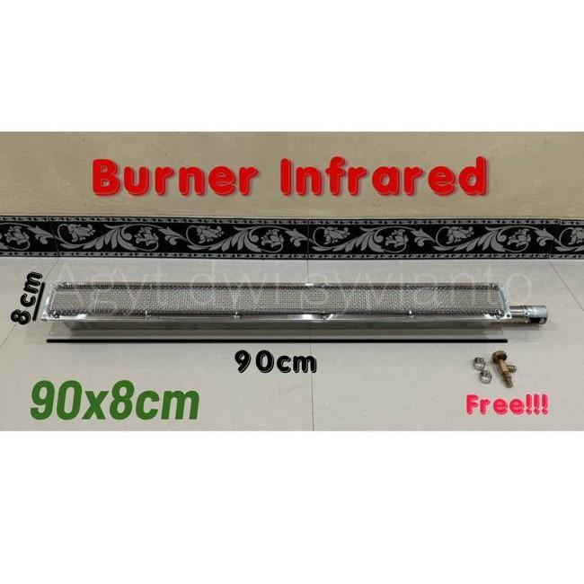 Burner Infrared Kompor Stove keramik Ceramic Infrared Gas LPG Burner 90x8 cm