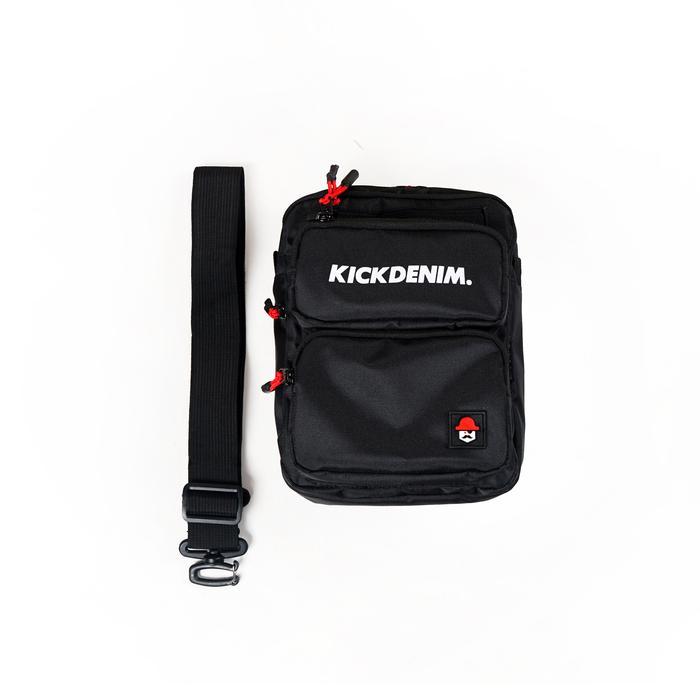 New Kick Denim - Tas Selempang Sling Bag Warna Hitam - SB Epico