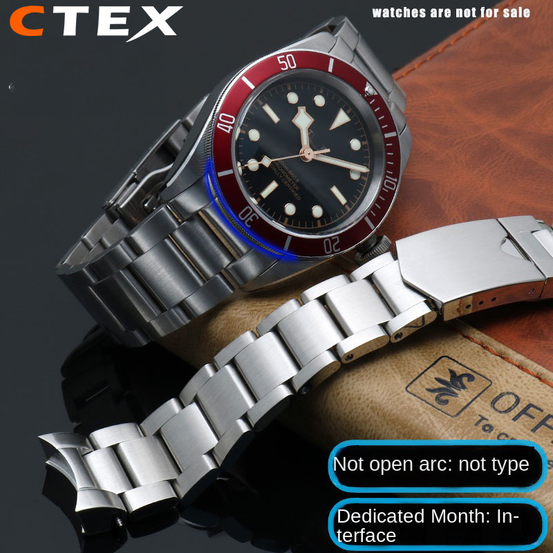 For Tudor Black Bay 79230 79730 Heritage Chrono Watch Strap Wrist Bracelet 22mm Solid Stainless