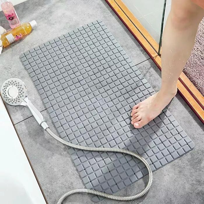 SUDOKU Shower Bathroom Mat Keset Kamar Mandi PVC Anti Slip Suction Cup