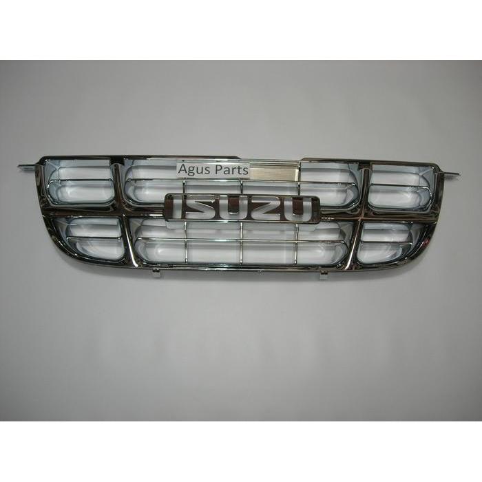 Isuzu Grill Depan Chrom Ori Panther Ls Black Panther/Touring Tahun 2002-2004